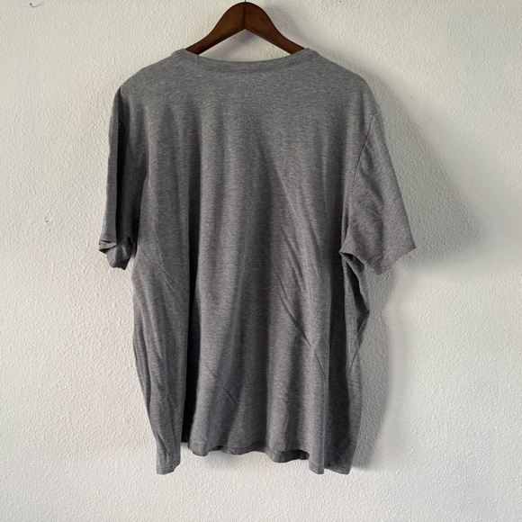 Nike Athletic Cut Retro Tee Short Sleeve Gray Men's XXL Distance Swoosh Tee - Picture 6 of 7